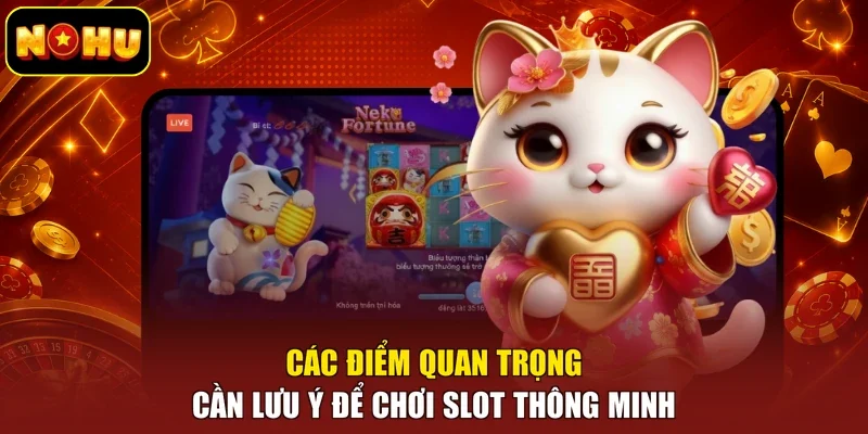 Các điểm quan trọng cần lưu ý để chơi slot thông minh