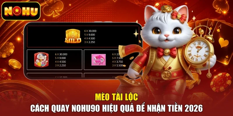 Mèo Tài Lộc | Cách Quay Nohu90 Hiệu Quả Để Nhận Tiền 2026